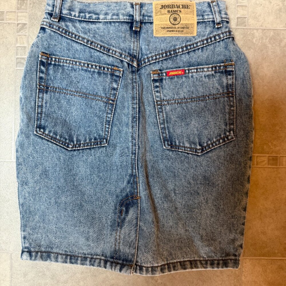 Authentic Jordache Basics Jean Skirt Vintage, Size 7